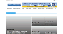 Desktop Screenshot of forumfarmaceutyczne.org