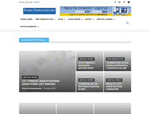 Tablet Screenshot of forumfarmaceutyczne.org